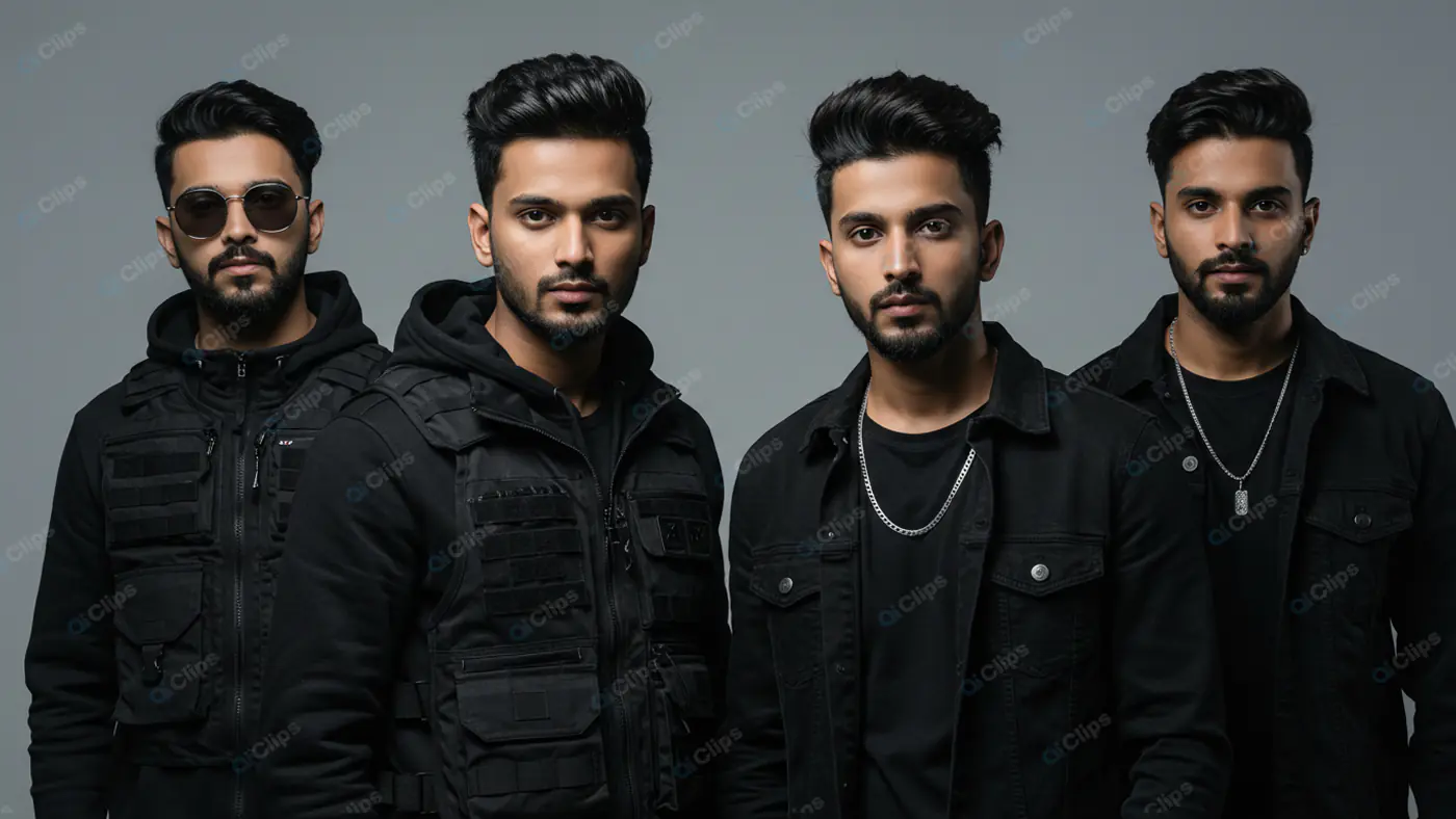 Urban Quartet: Monochrome Masculinity