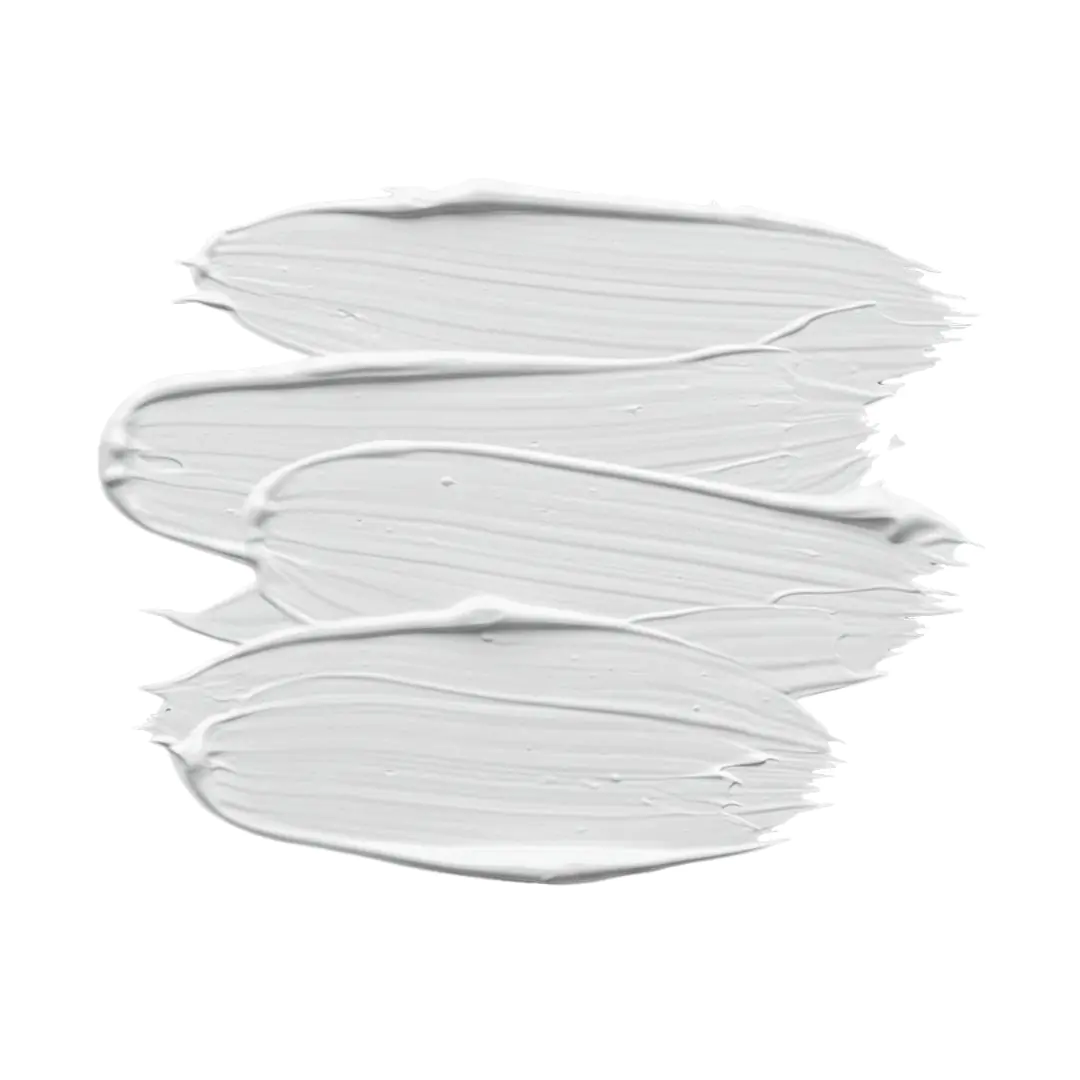 Textured White Paint Smear Strokes PNG Clipart