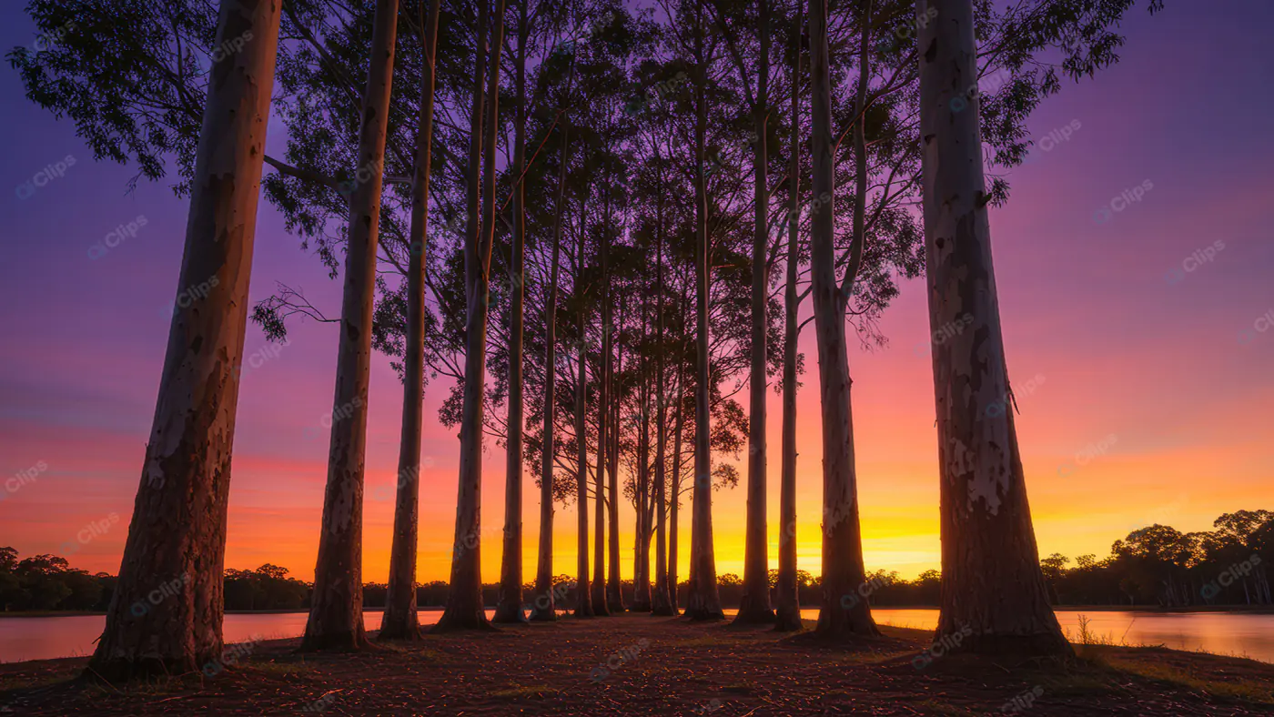 Twilight Grove Silhouette