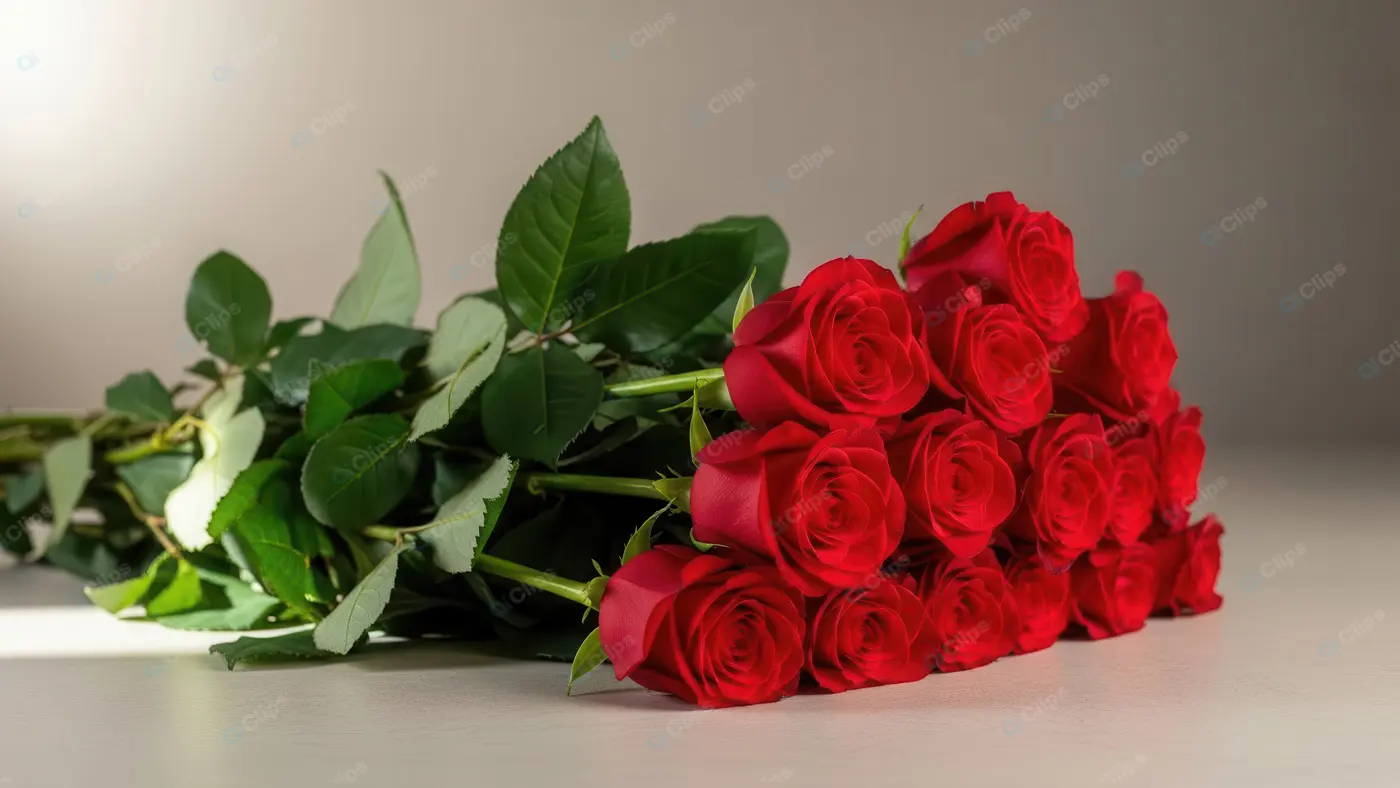 Elegant Arrangement of Classic Red Roses