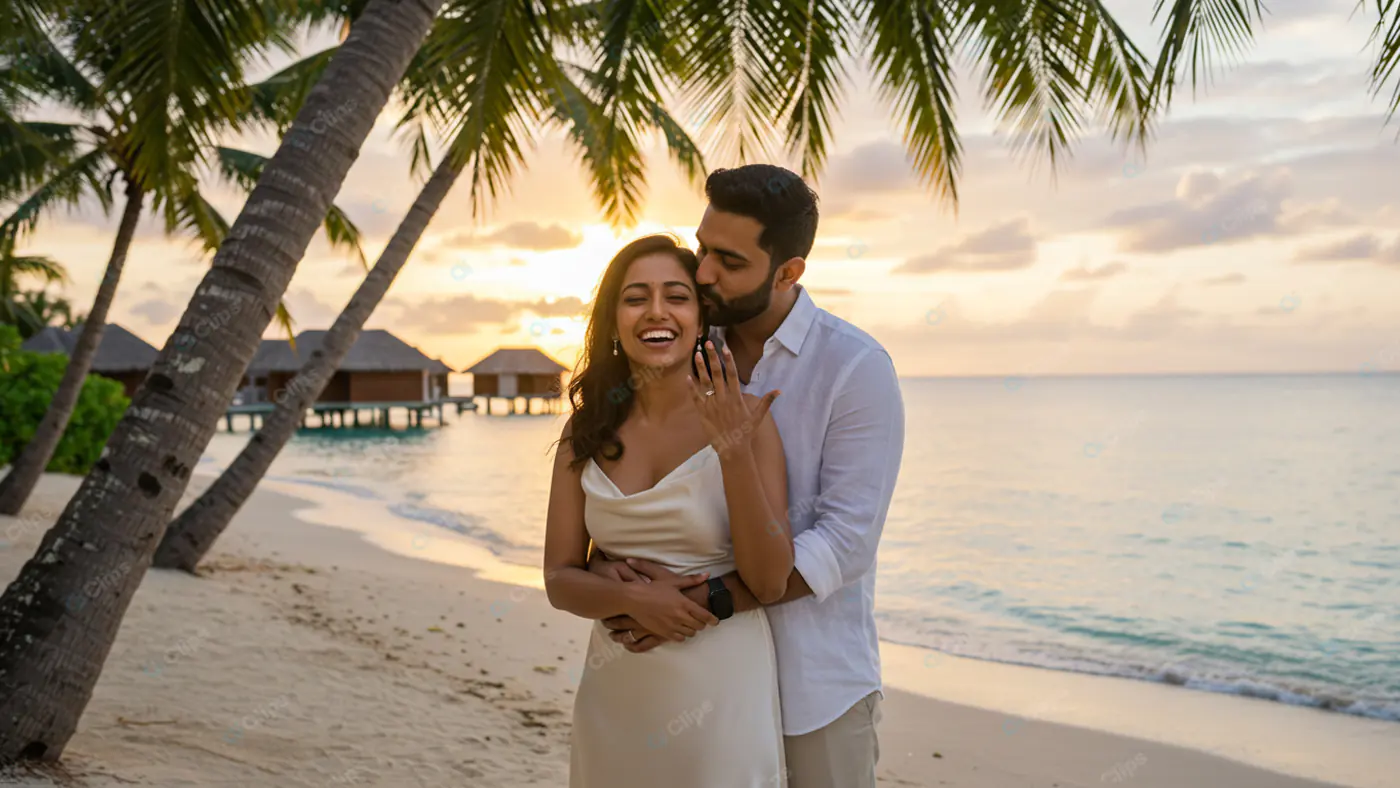 Tropical Paradise Engagement
