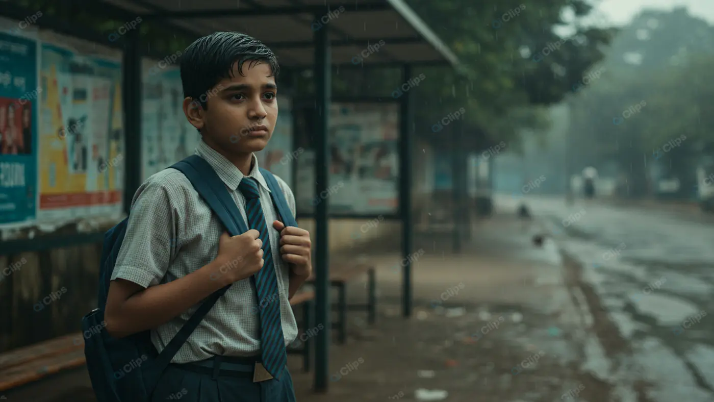 Determined Student: Monsoon Journey