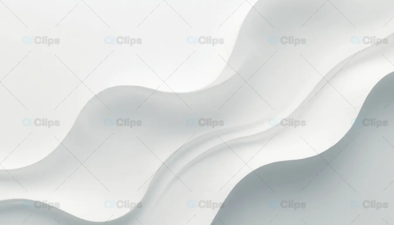 Abstract White Wavy Background