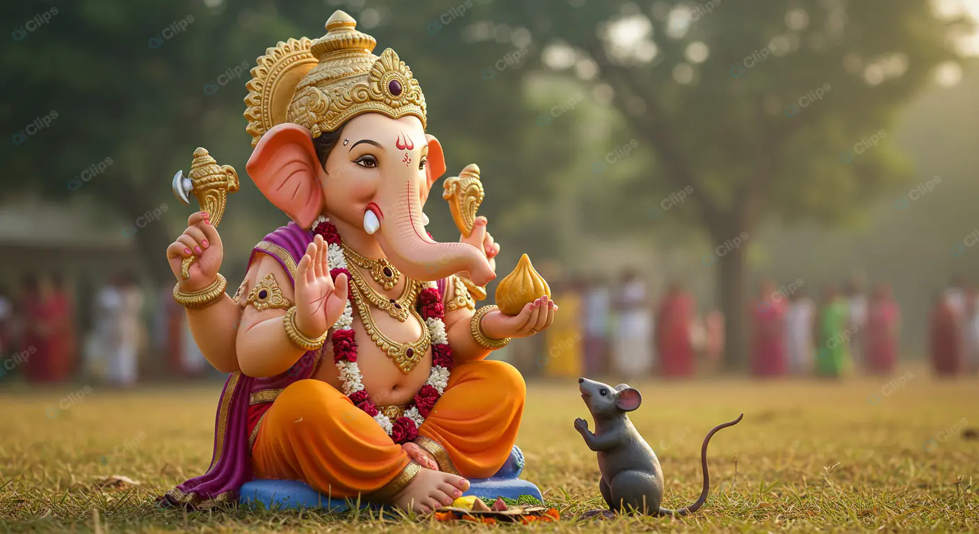 Ganesha's Resplendent Blessing