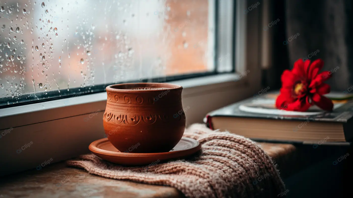 Cozy Monsoon Tea Moment