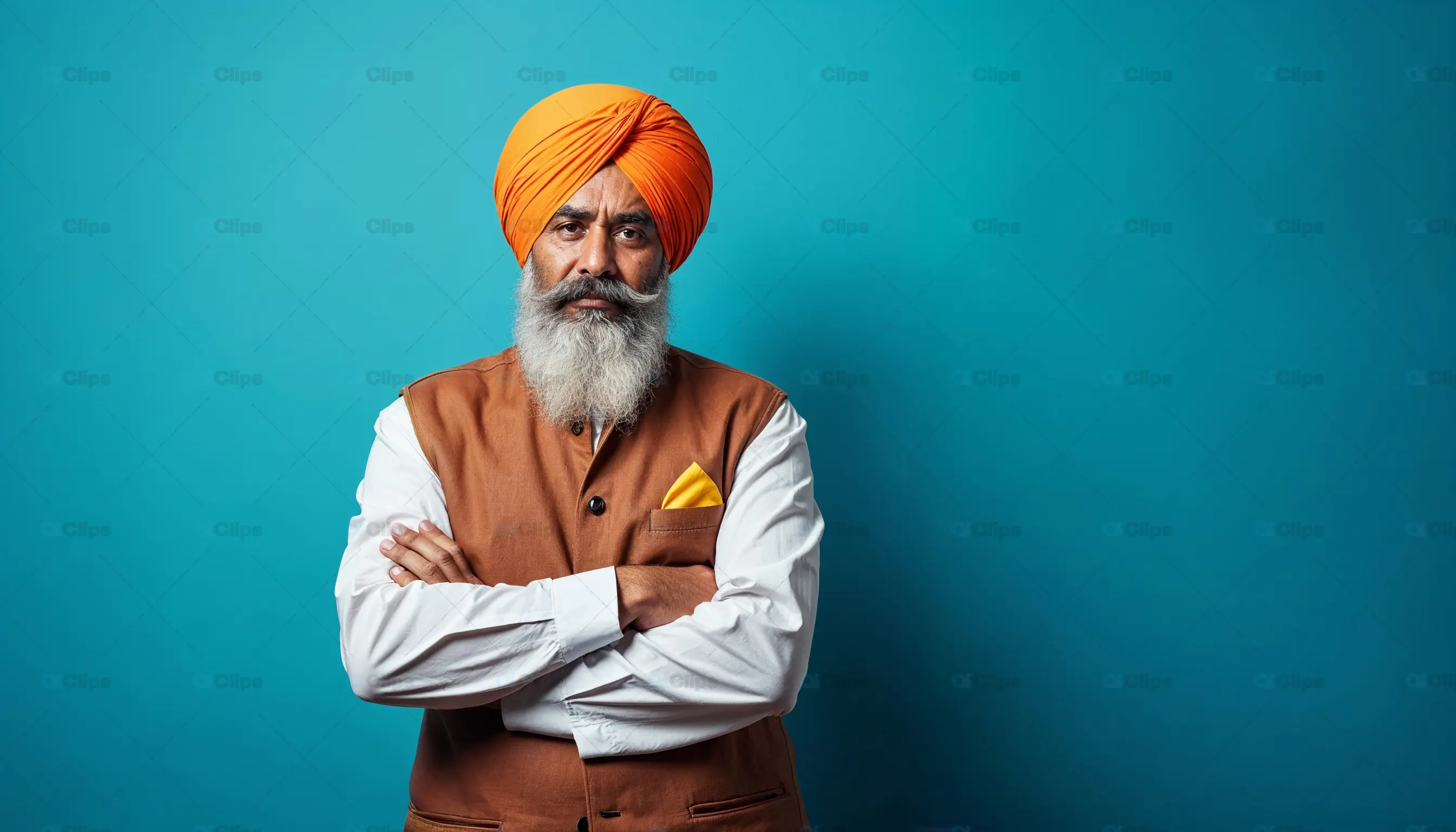 Confident Sikh Man Portrait