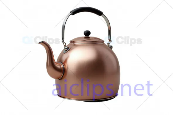 3D Copper Traditional Tea Kettle Model