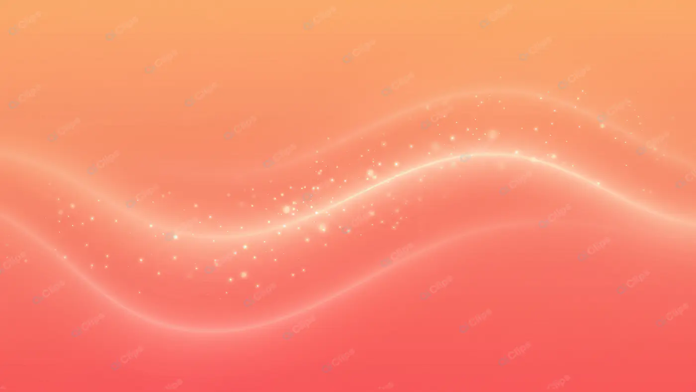 Peach Shimmer Waves