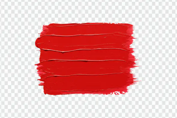 Vibrant Red Paint Strokes Texture PNG Clipart