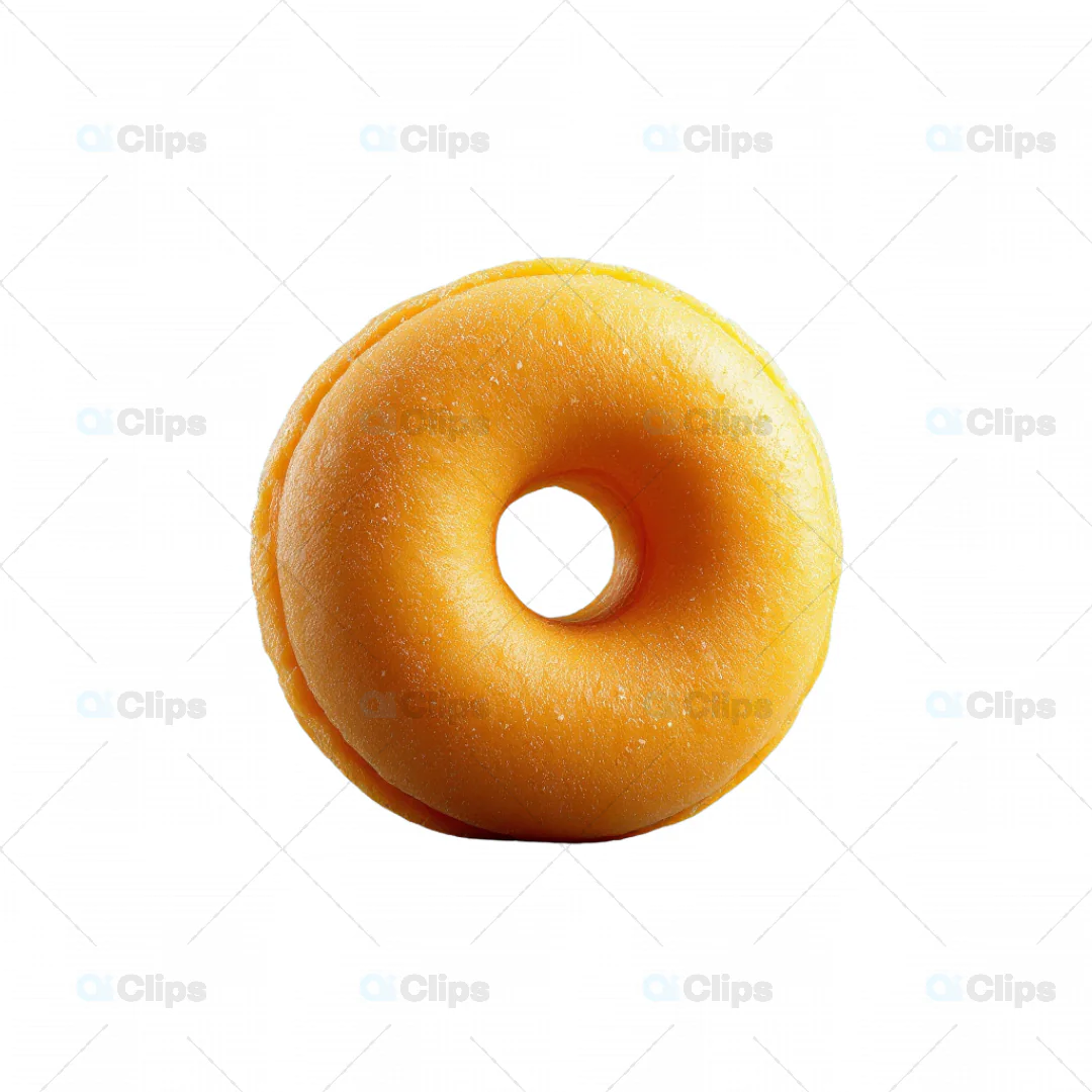 3D Mango-Flavored Donut Dessert