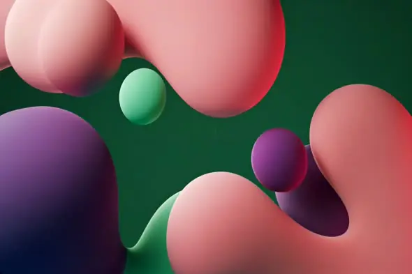 Organic Fluid Shapes Animation