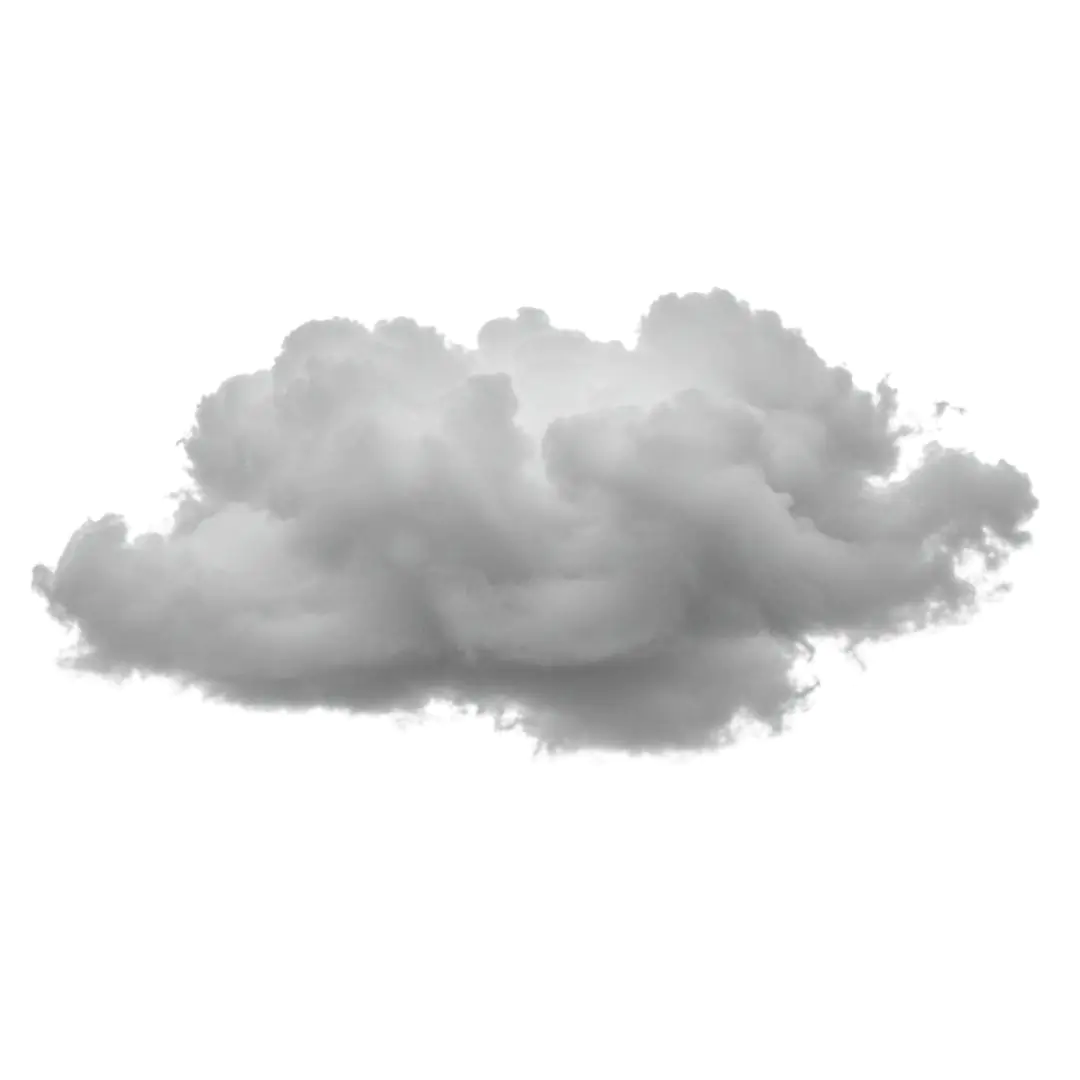 Realistic Gray Cumulus Cloud Formation PNG Clipart