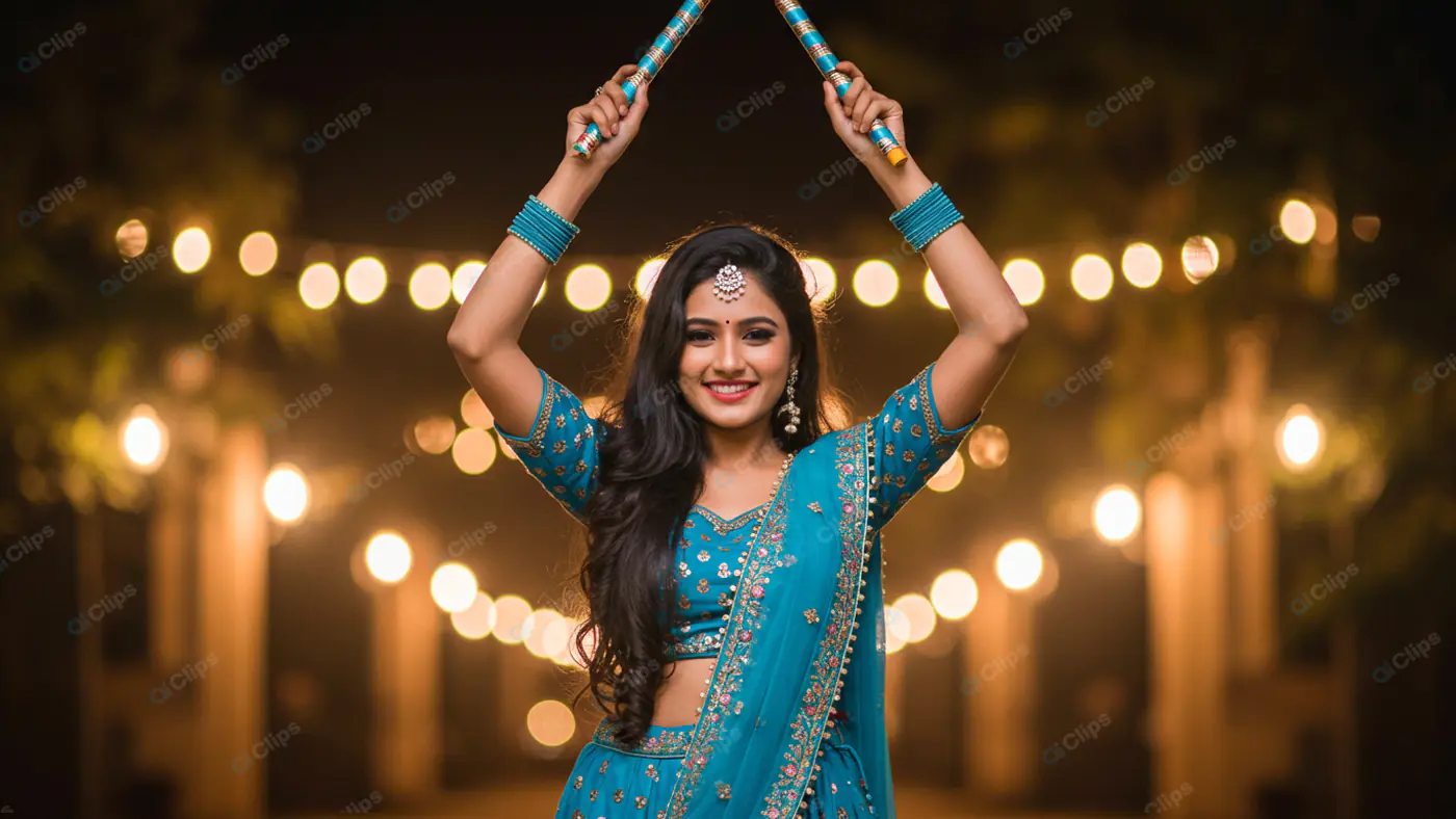 Traditional Dandiya Night Celebration