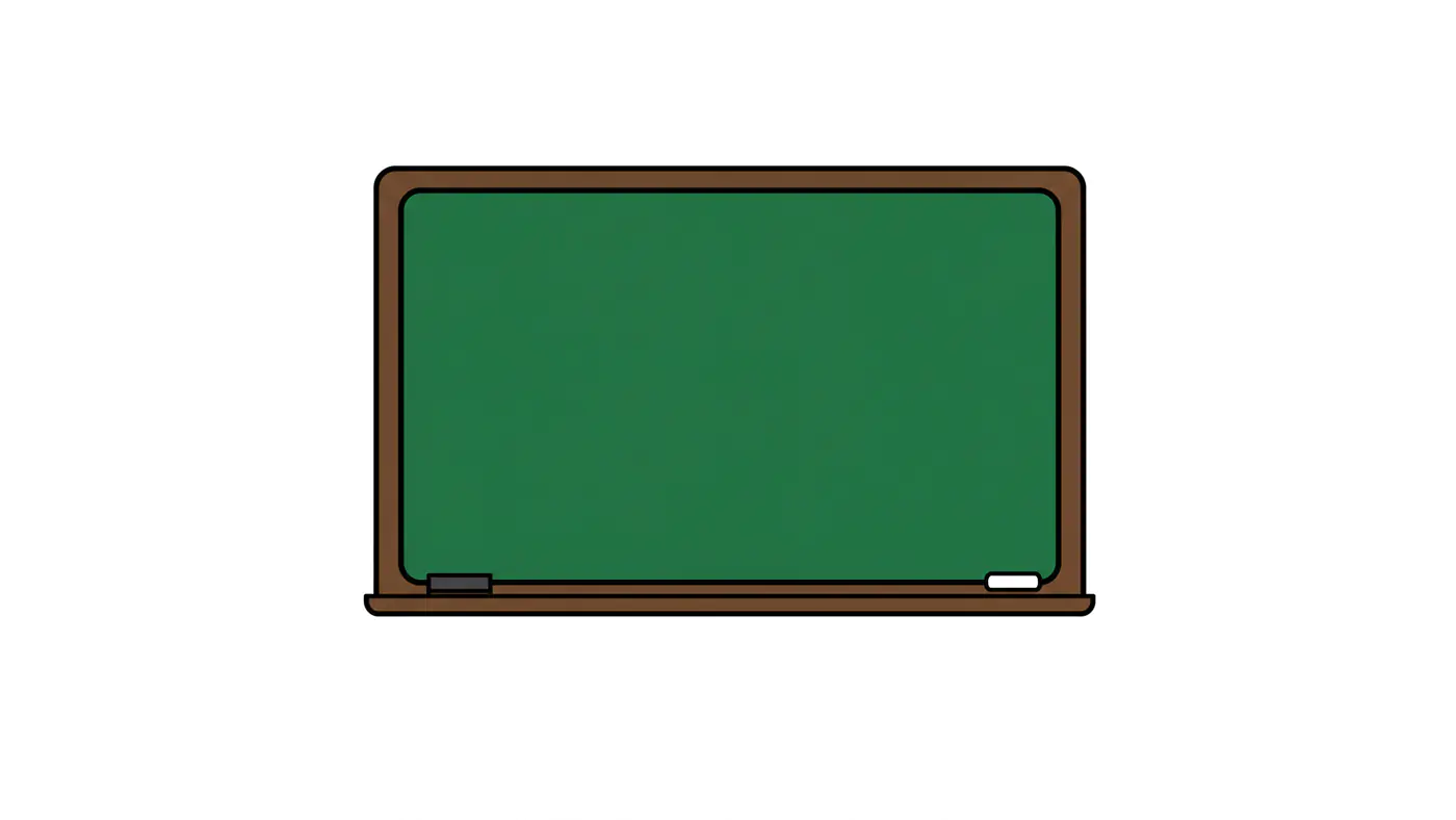 Classroom Chalkboard Vector