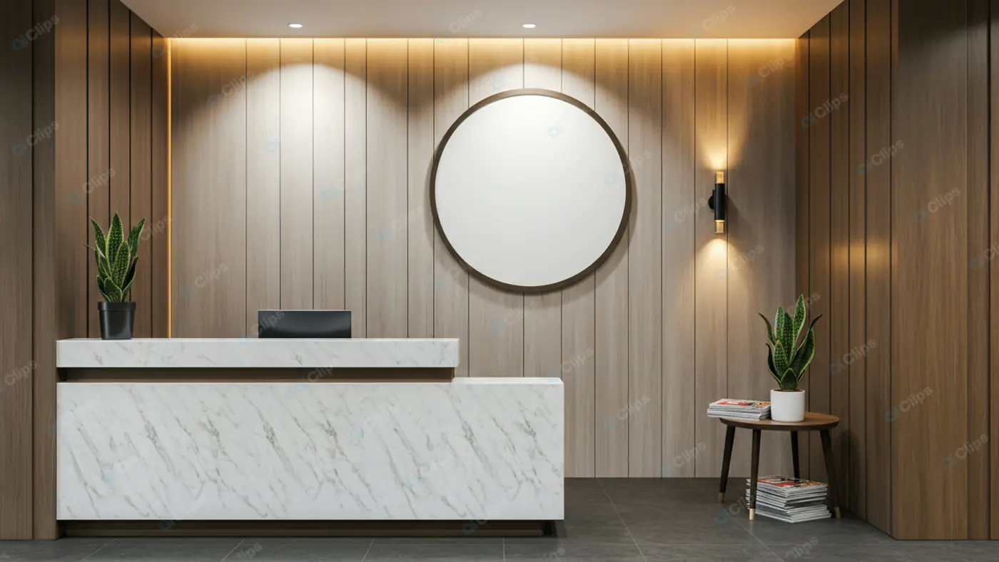 Luxurious Hotel Reception Area