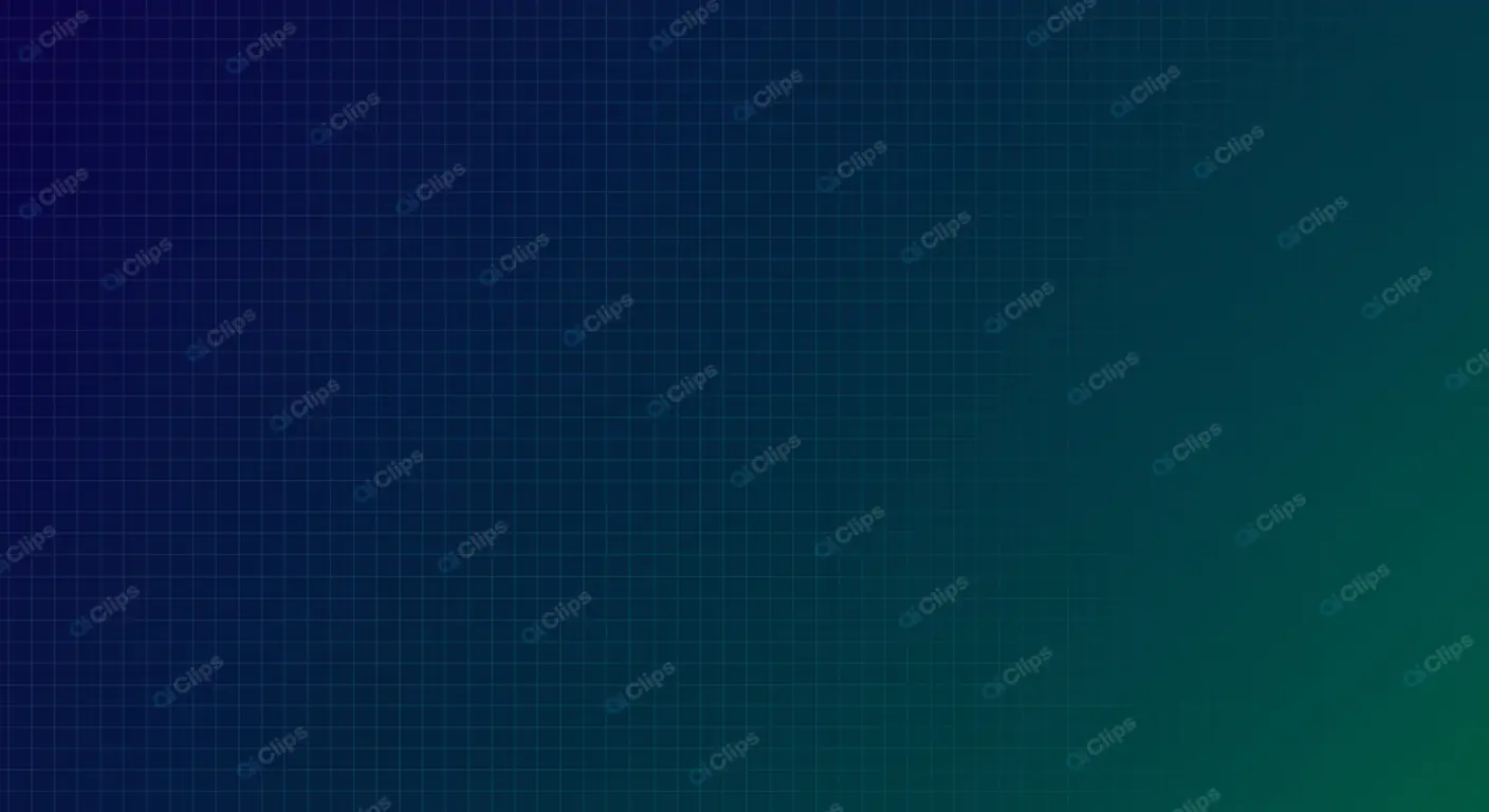 Midnight Teal Grid Gradient