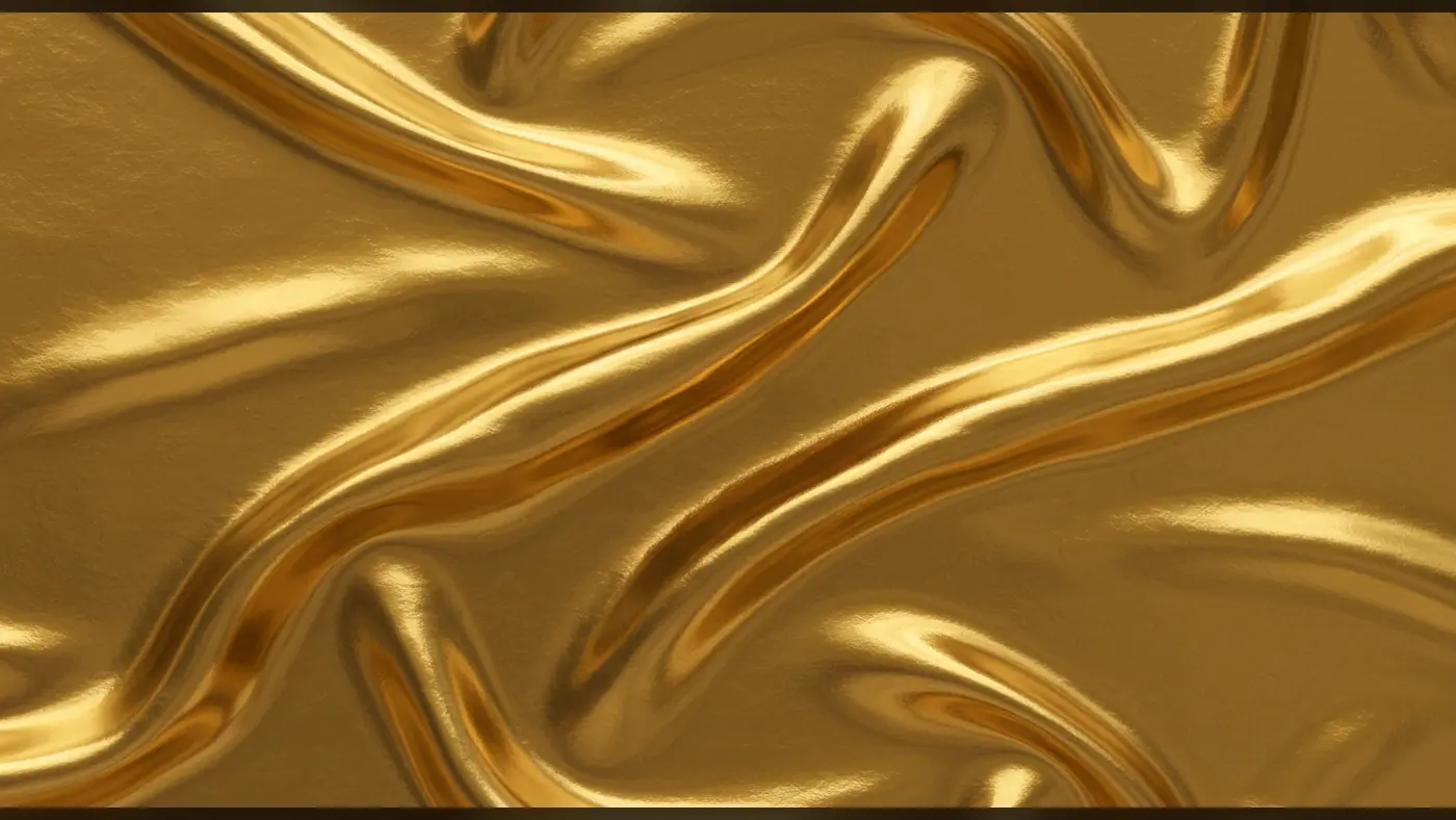Smooth Gold Liquid Texture Background | Indian Luxe Fabric Effect