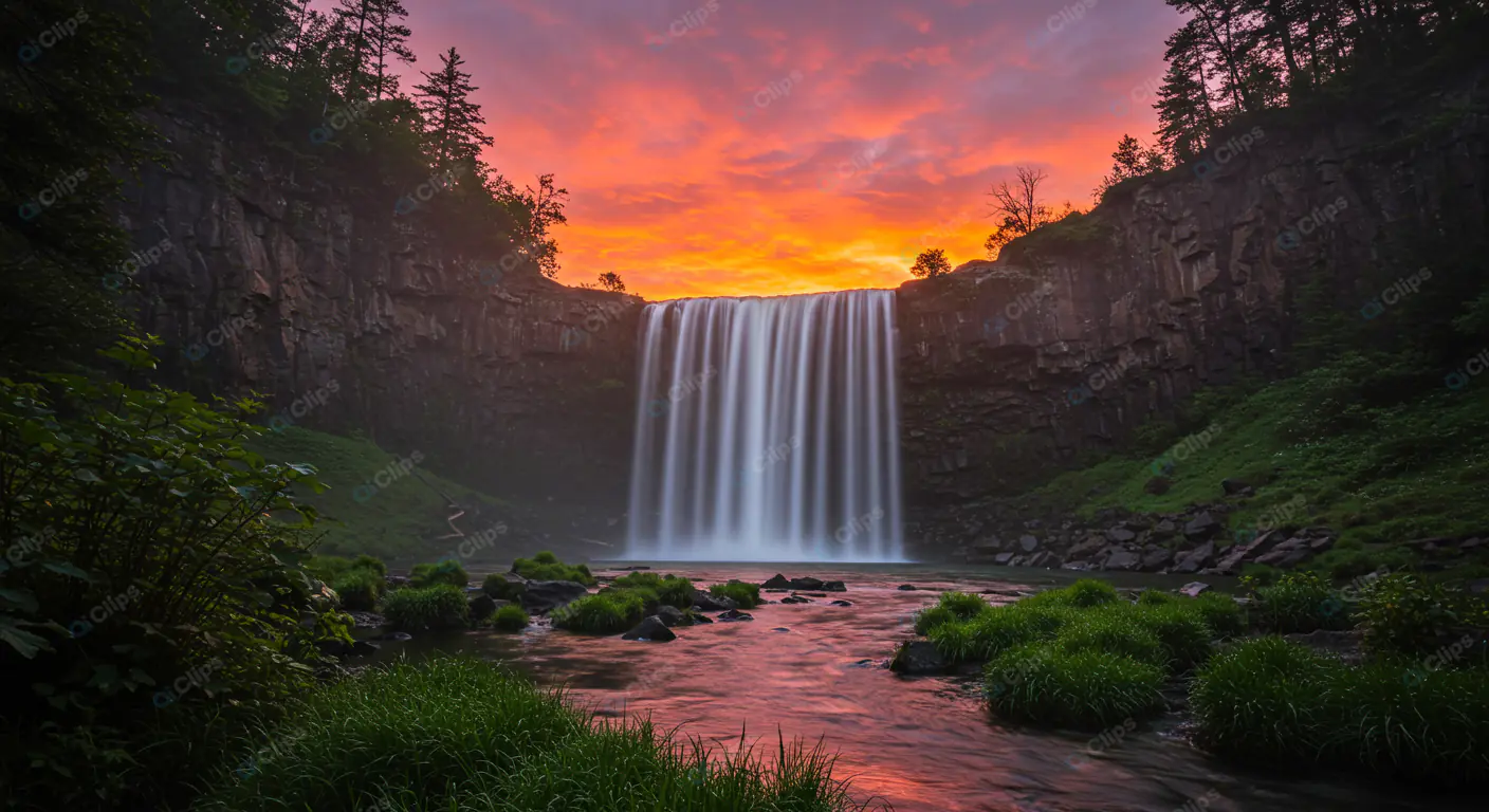 Enchanted Waterfall Oasis