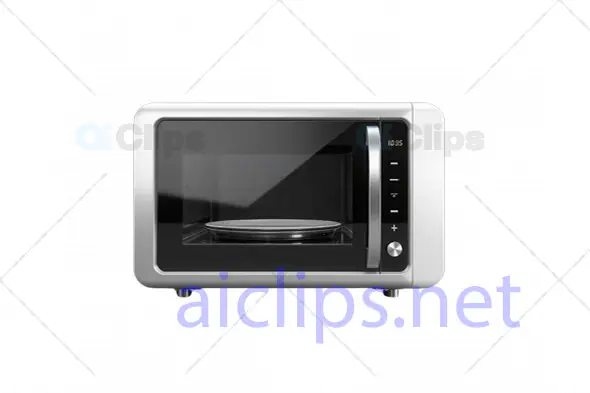 3D Modern Microwave Oven Model