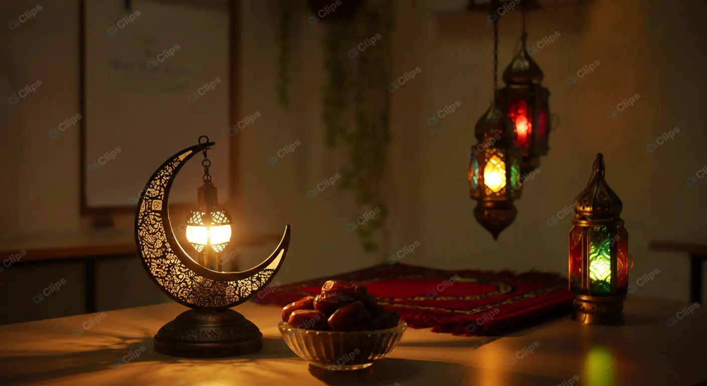 Atmospheric Ramadan Evening Decor