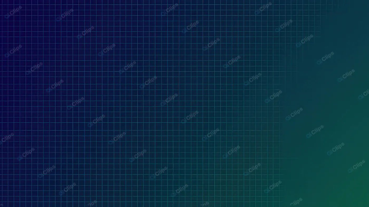 Midnight Teal Grid Gradient