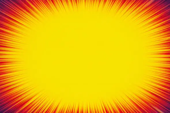Explosive Solar Radiance Backdrop