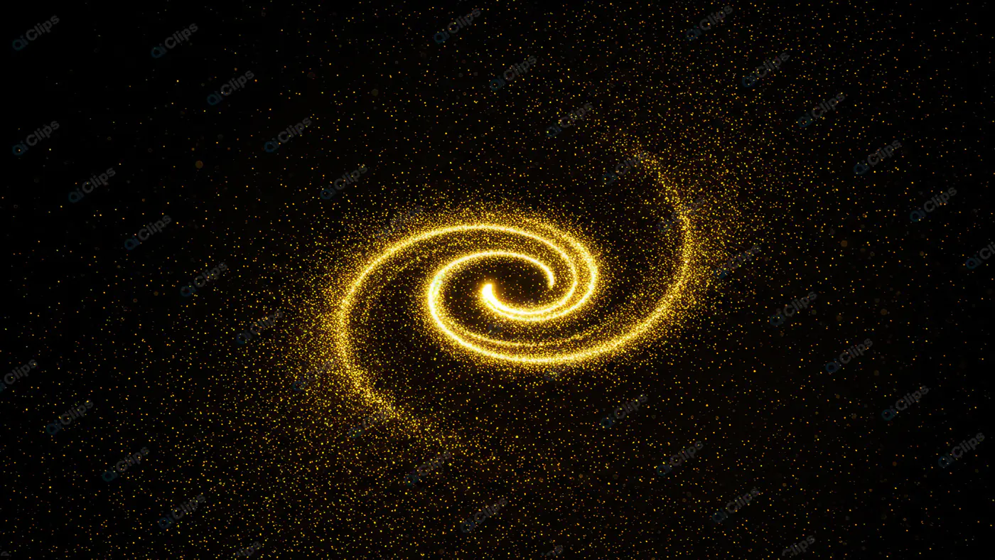 Luminous Golden Spiral