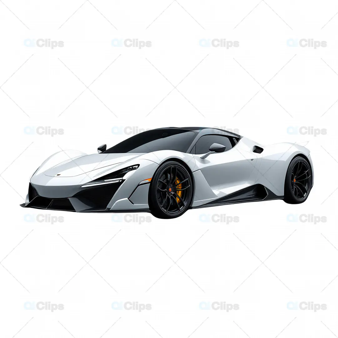 3D High-Performance Sports Car Model