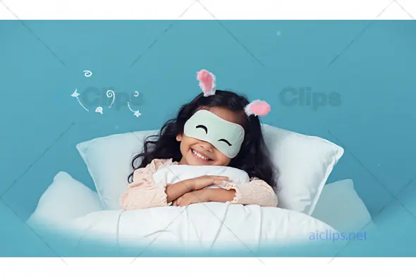 Happy Child Sleeping Peacefully