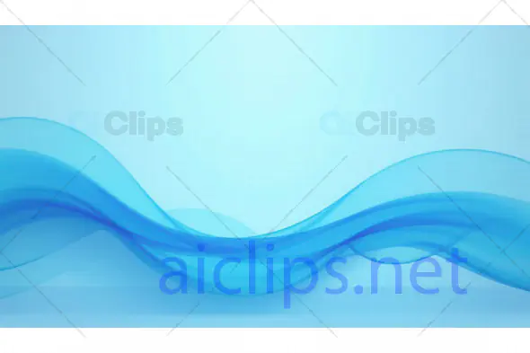 Abstract Blue Flowing Waves Background