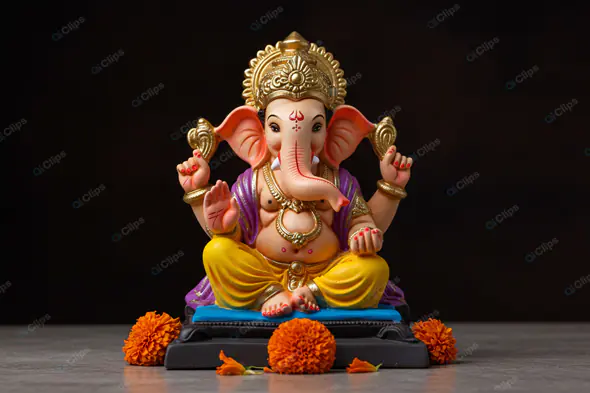 Colorful Ganesha: Divine Prosperity