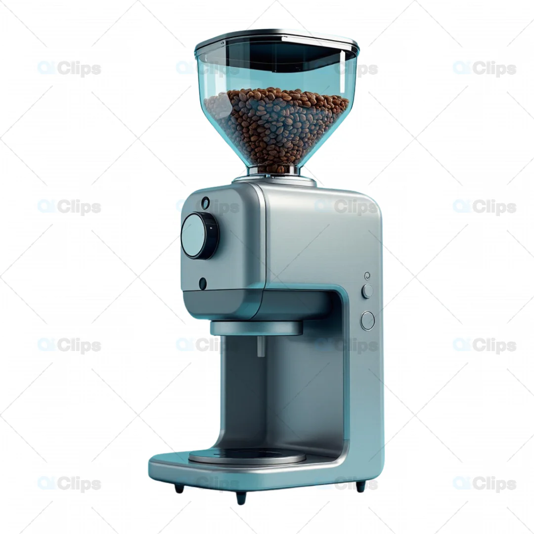 3D Coffee Grinder Machine Model