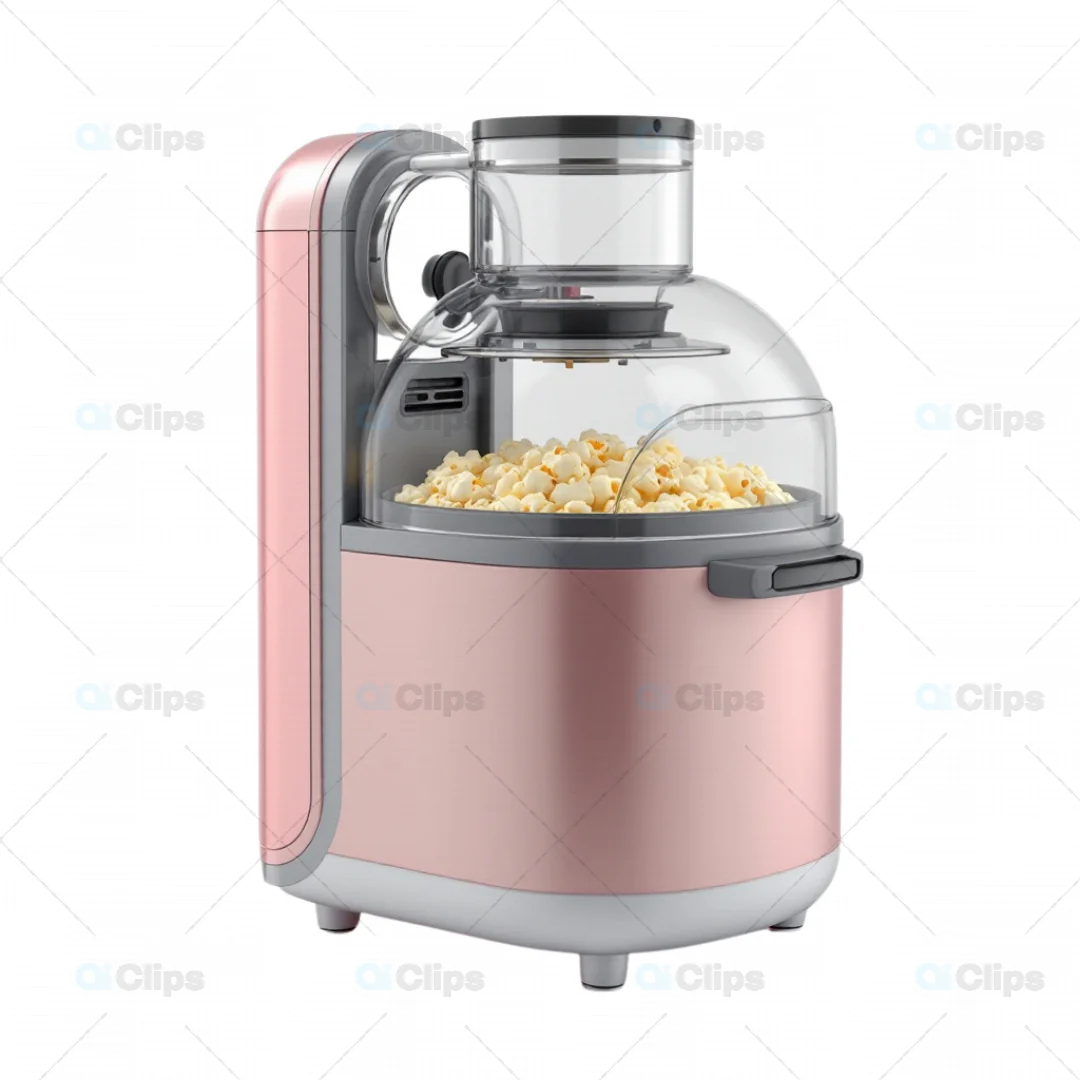 3D Modern Popcorn Maker Model
