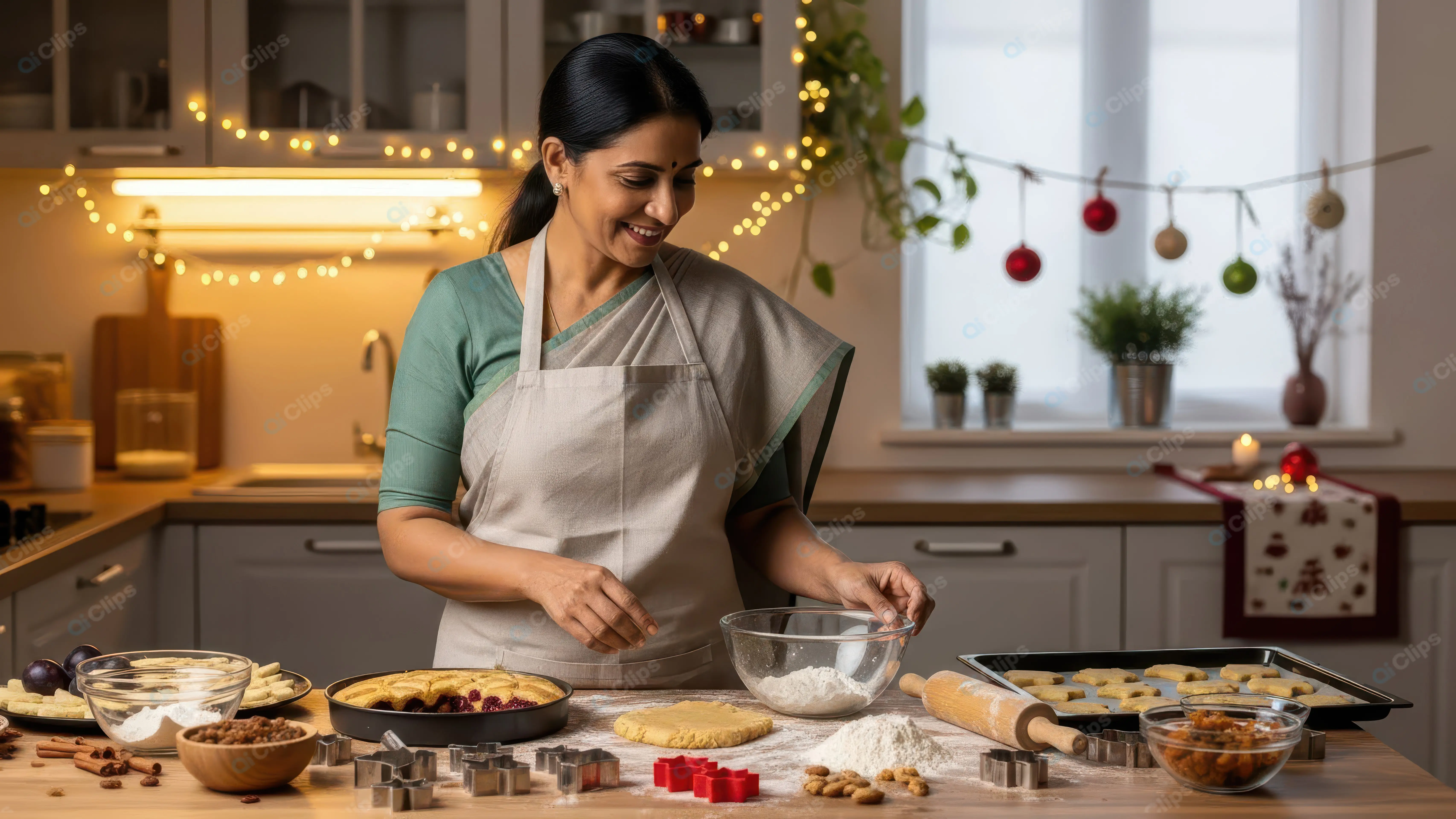 A Woman's Joyful Holiday Baking