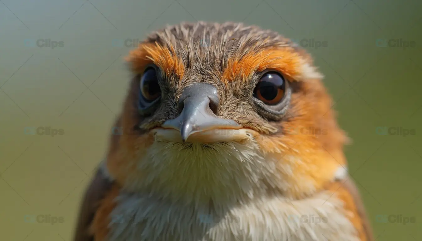 Close-Up of a Curious Bird