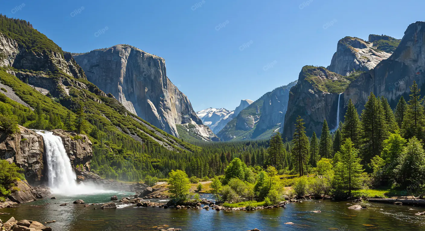 Majestic Yosemite Valley Vista