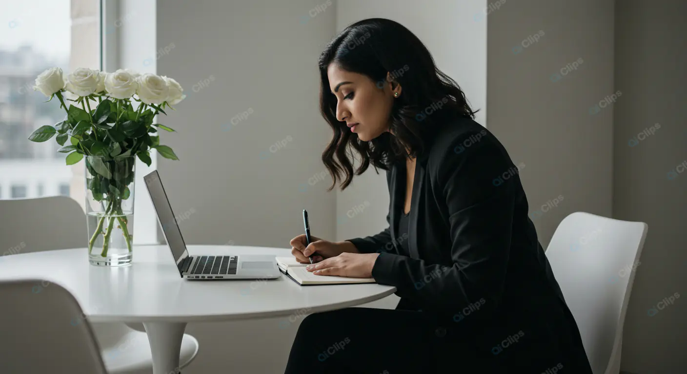 Elegant Professional's Focused Workspace