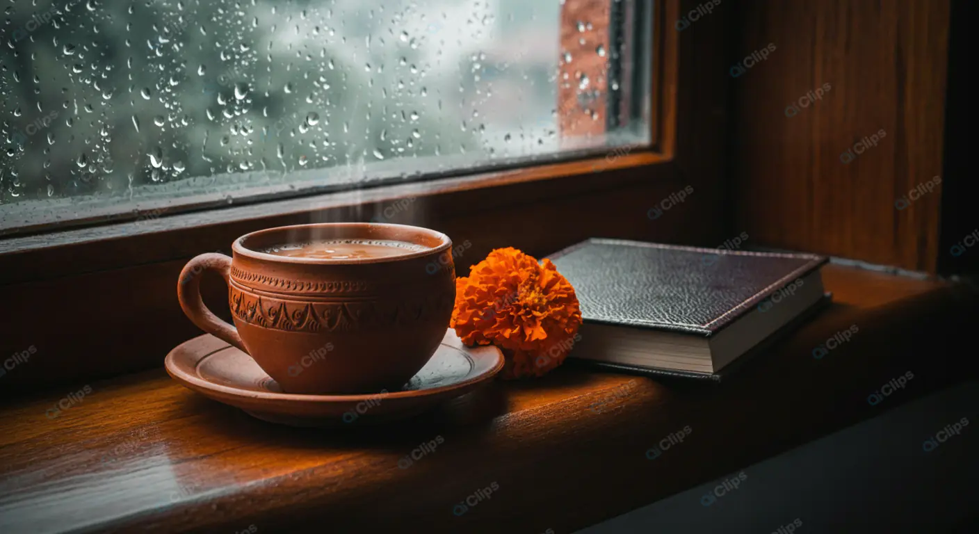 Rainy Day Coffee and Literature