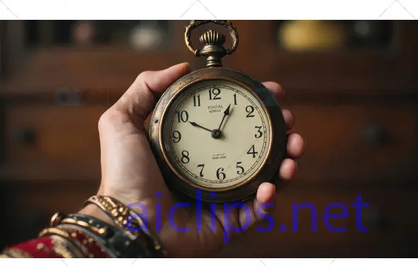 Vintage Pocket Watch in Hand