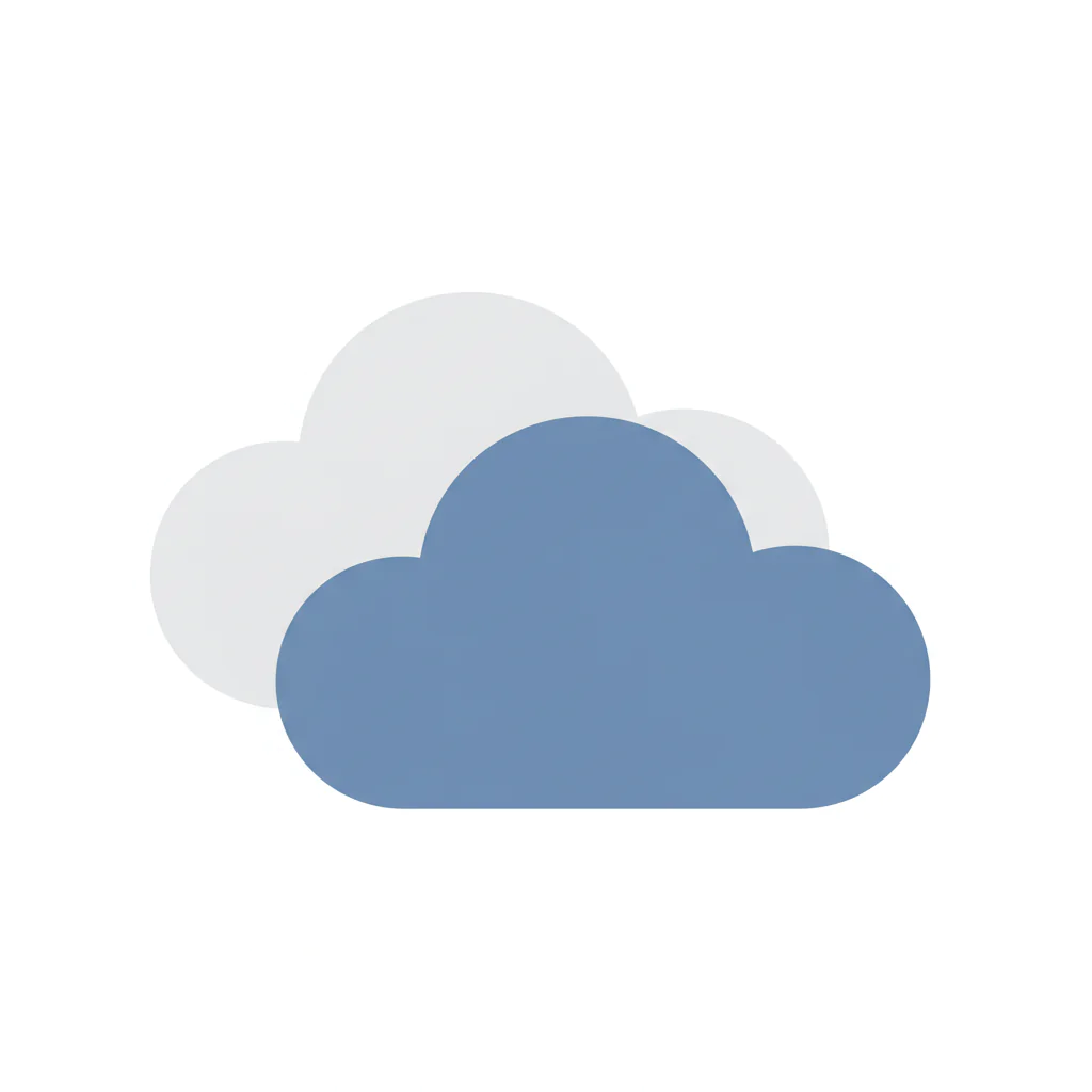 Dual Cloud Weather Icon