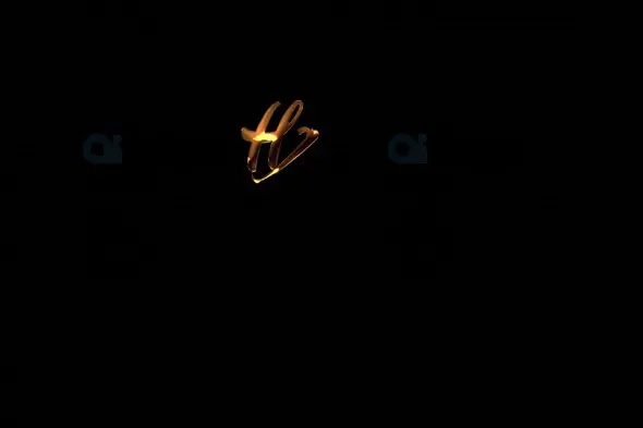 Elegant Gold Text Reveal Animation