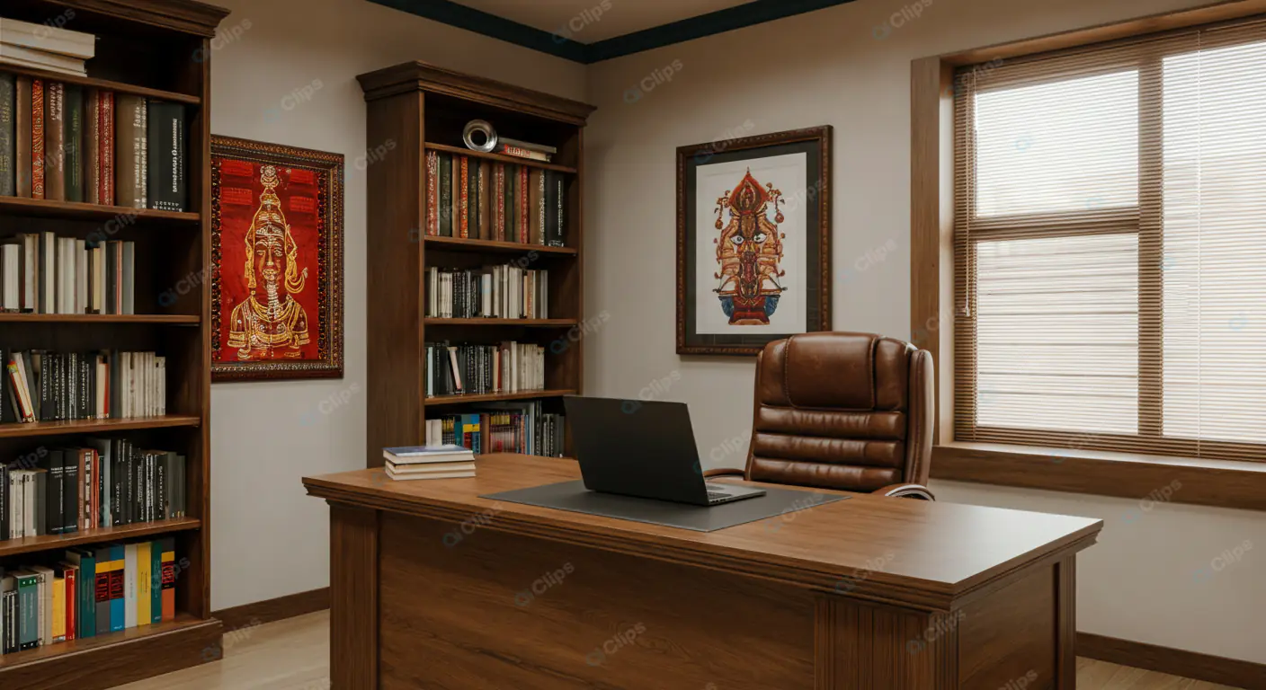 Sophisticated Scholar's Sanctuary