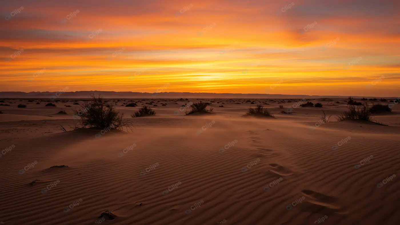 Radiant Desert Twilight