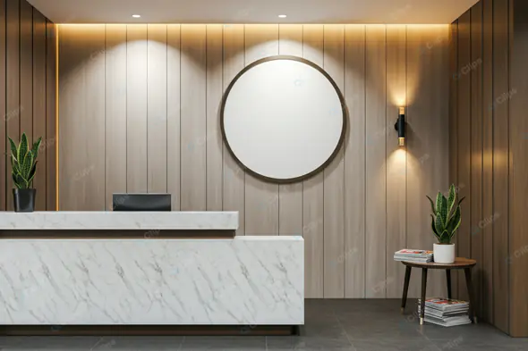 Luxurious Hotel Reception Area