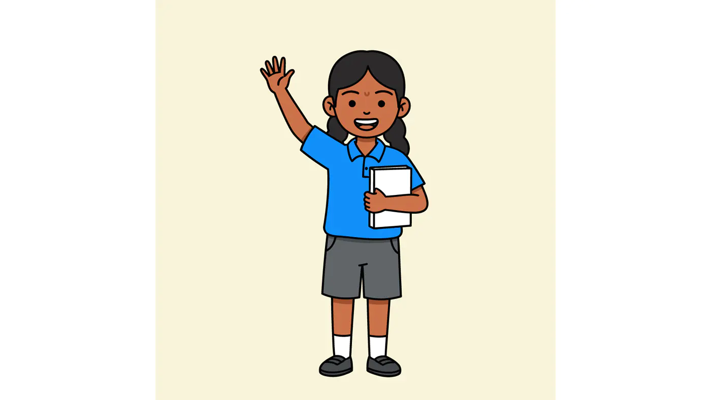 Enthusiastic Student Vector Icon