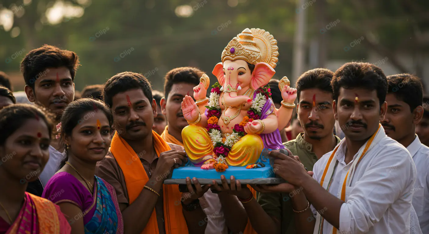 Ganesha Procession Captured
