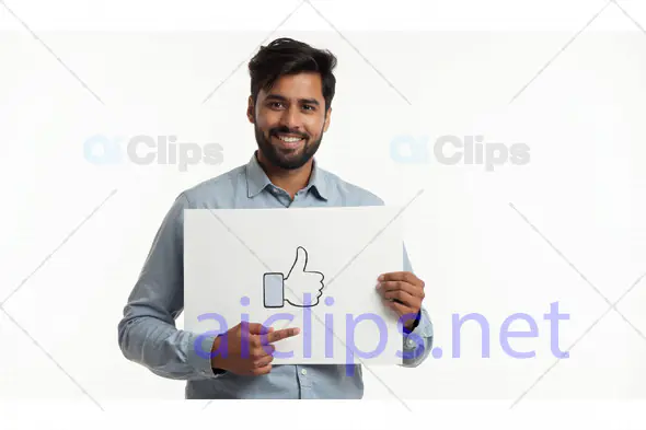 Man Holding Thumbs-Up Sign