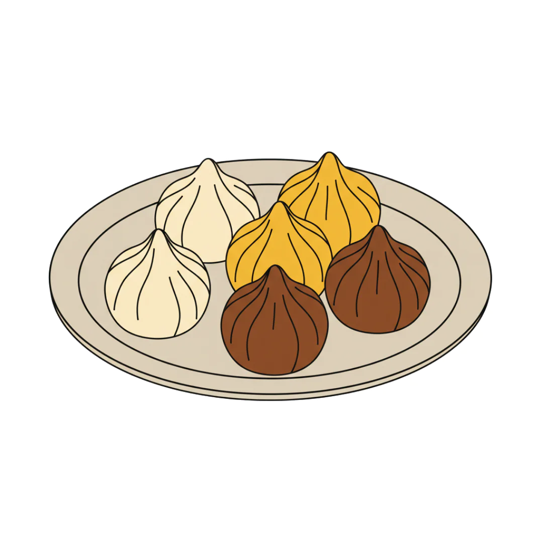 Colorful Modak Vector Illustration