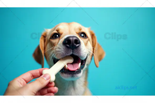 Happy Dog Chewing Bone