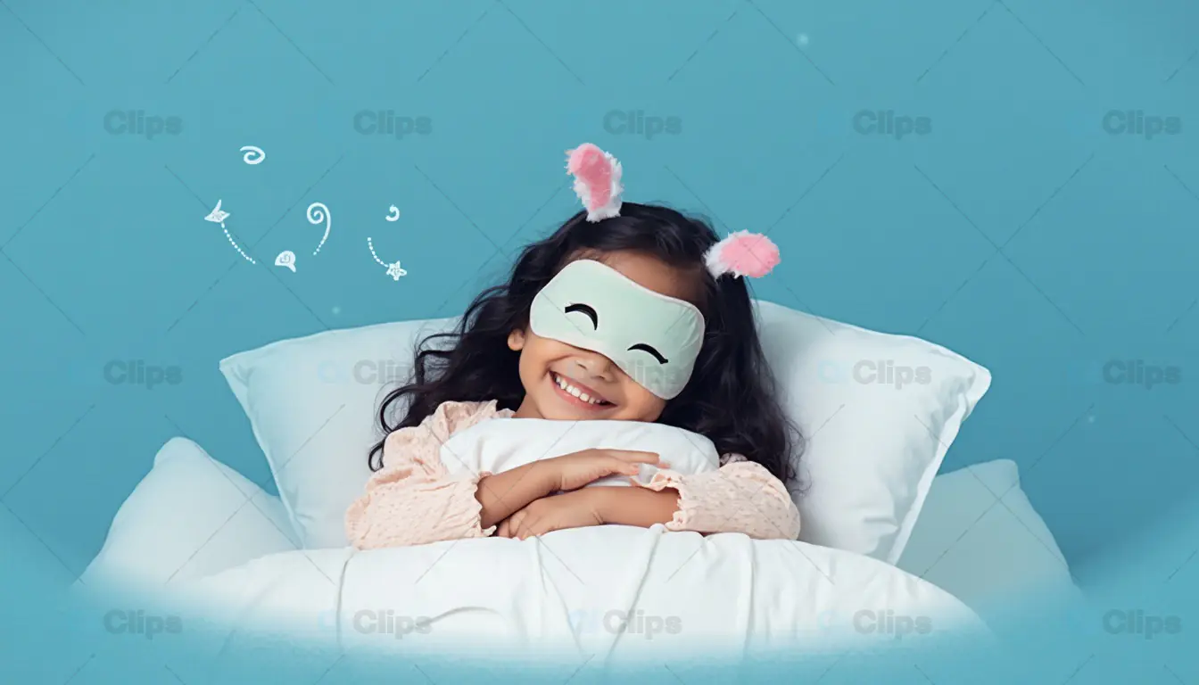 Happy Child Sleeping Peacefully